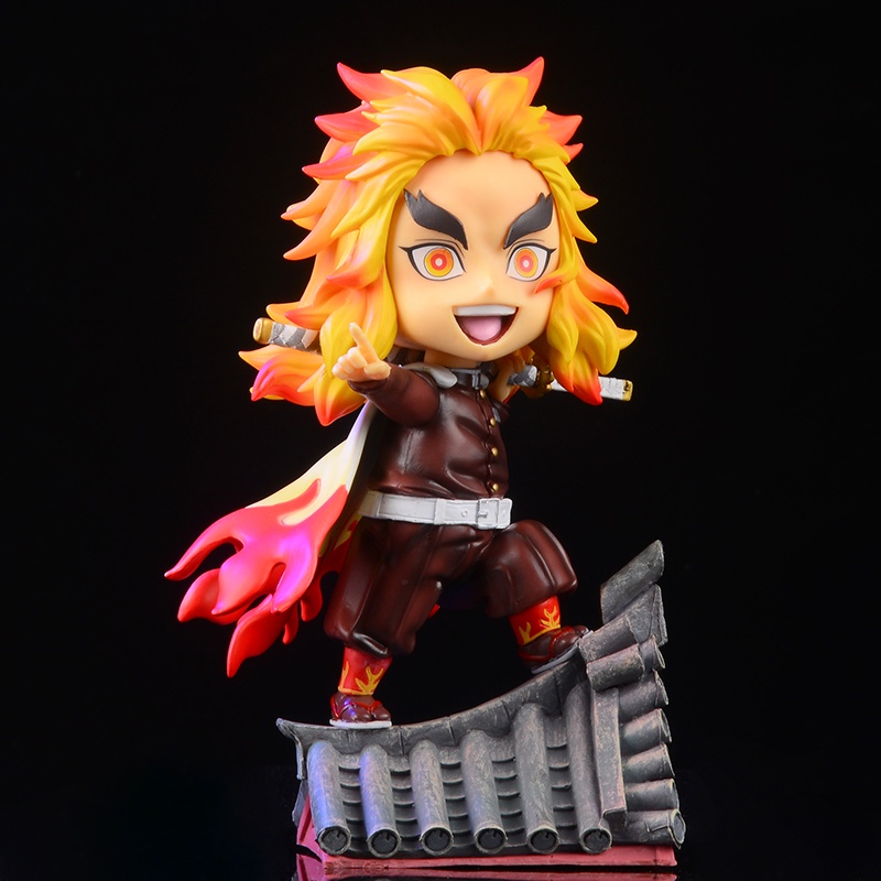 Mô hình Inosuke - tanjiro- viêm trụ Rengoku chibi 17cm siêu dễ thương