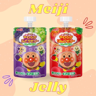 Thạch Trái Cây Meiji Chú Hề Anpanman Các Vị Cho Bé Tập Ăn Dặm