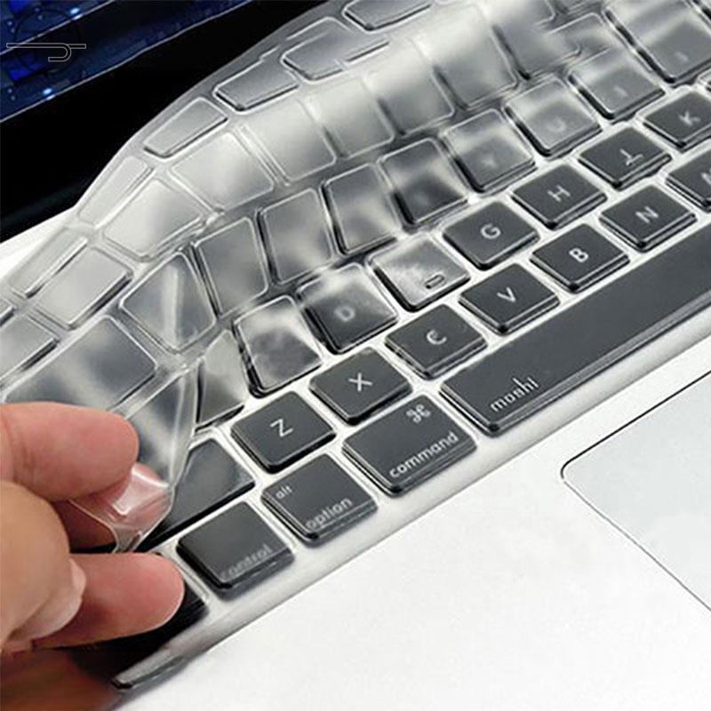 Tấm màng bằng nhựa TPU trong suốt bọc bảo vệ bàn phím Macbook Pro kích thước 28x11cm