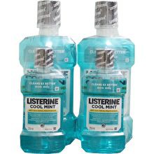 Nước súc miệng Listerine Cool Mint 750ml kèm chai 250ml