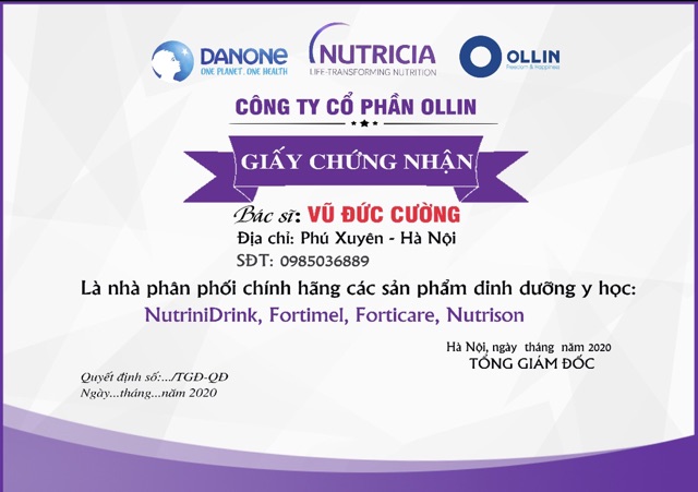 Sữa NutriniDrink 400g Đức  sua Cao năng lượng ( 3 lon tăngj cốc)