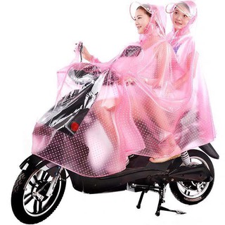 Áo mưa chấm bi 2 đầu