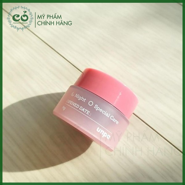 Mặt Nạ Ngủ Môi Unpa Bubi Bubi Lip Mask 9g