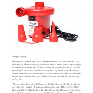 BƠM ĐIỆN MINI 2 CHIỀU