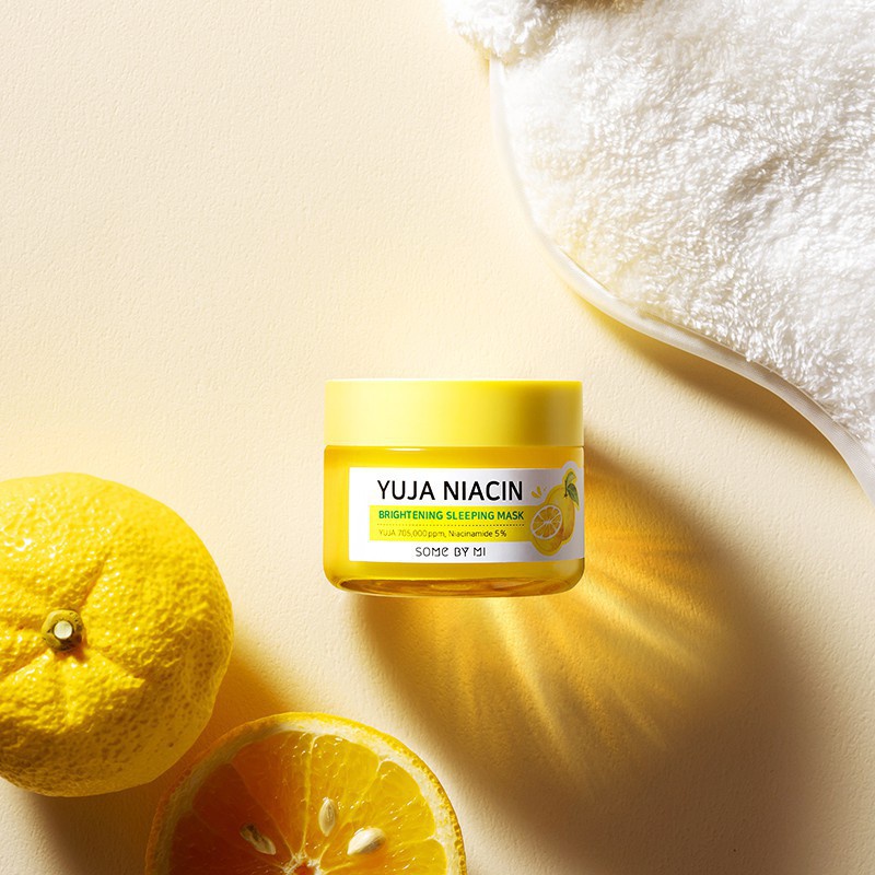 Mặt Nạ Ngủ Dưỡng Trắng Da Some By Mi Yuja Niacin 30 Days Miracle Brightening Sleeping Mask 15g/60g