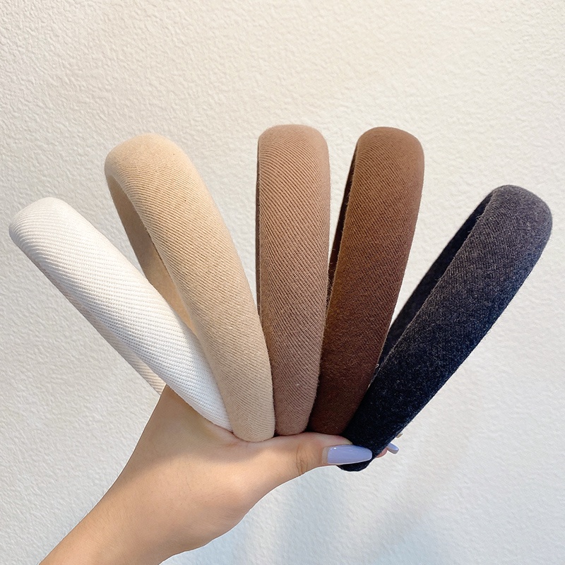 Jennie Jin Zhini Băng đô rửa mặt bản rộng bằng bọt biển phong cách Hàn Quốc cho nữ