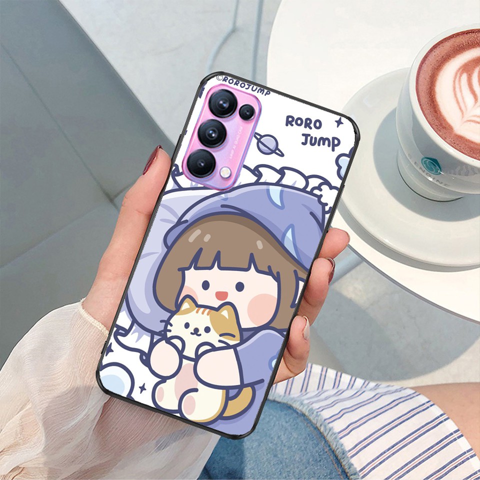 In ốp lương oppo reno5/reno4 in hình dễ thương