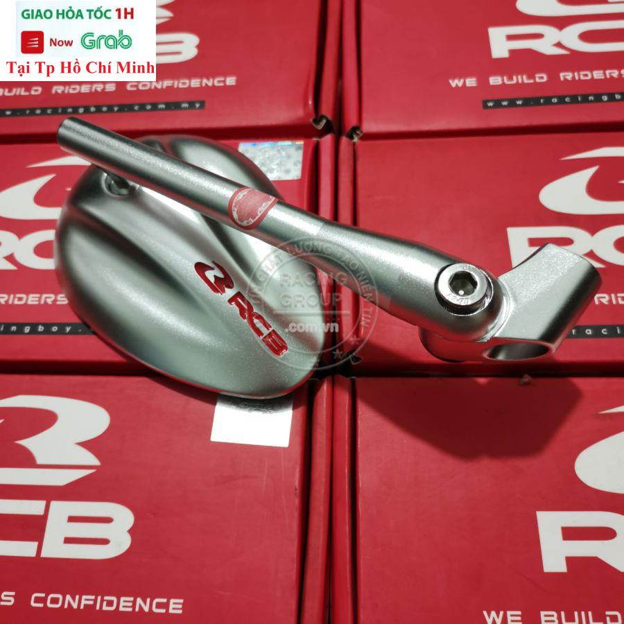 Gương Xe Máy Thời Trang - Kính Chiếu Hậu Xe Máy Kiểu Hột Xoài S5 RCB Racing Boy Cho Honda Wave Sh AB Xe Điện...Và Các Xe