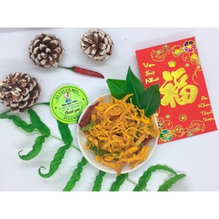 1kg khô gà lá chanh loại 1 thơm ngon [HUDO MART]