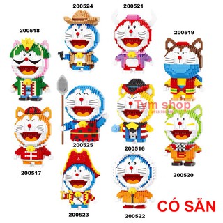 Lego doremon  đồ chơi xếp hình Doremon Nanoblocks Mẫu nano blocks cho bé trai và bé gái