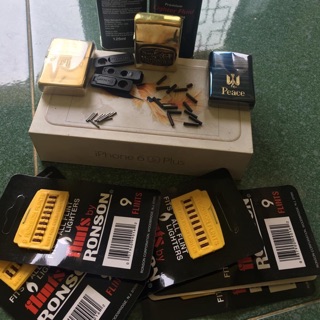 Đá đỏ Ronson cho Zippo (giá cho 1 vỉ)