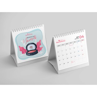 [HB GIFT] Lịch để bàn Super Beauty Day 2020