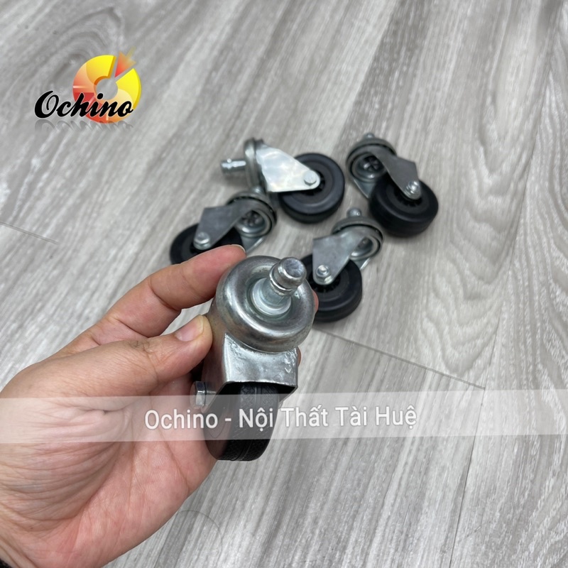 Bánh xe chân ghế xoay, bánh Xe Ghế Xoay Văn phòng màu đen ( gồm 5 bánh 1 bộ)