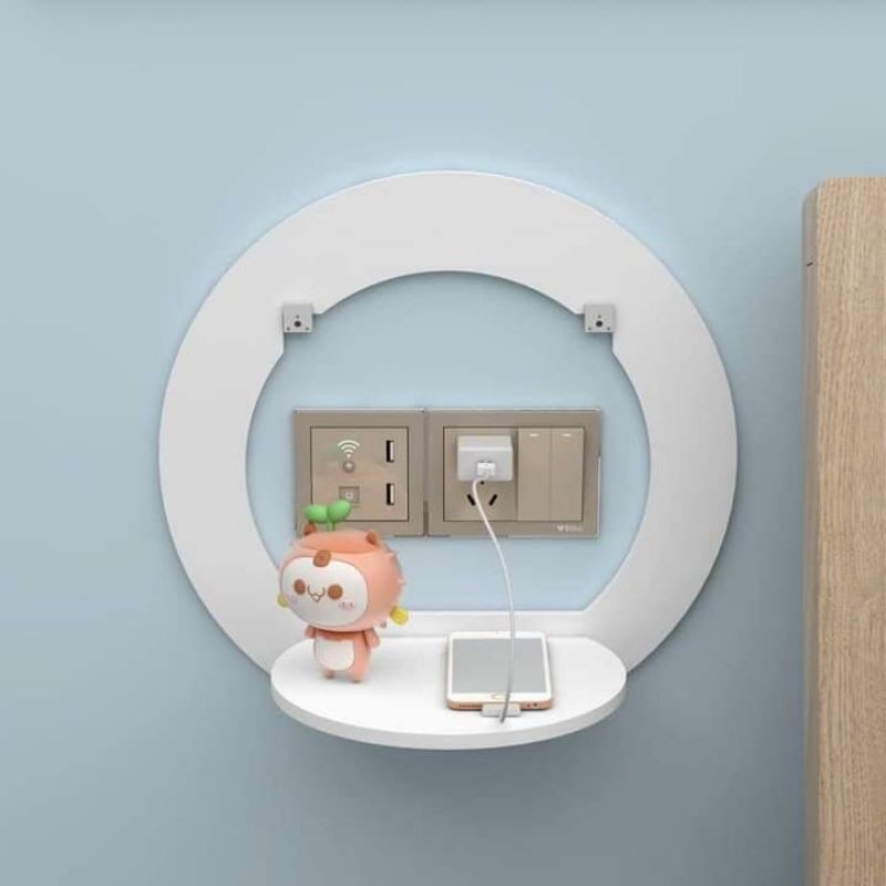 sét 2 kệ Tròn Gắn Tường Mới siêu Xinh