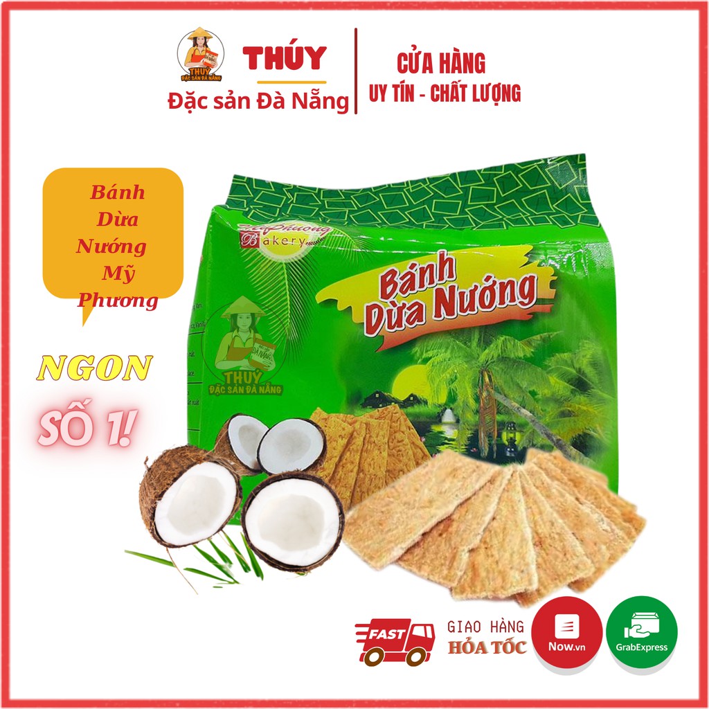 Bánh Dừa Nướng Mỹ Phương gói 170gr- Đặc Sản Đà Nẵng ( bán chạy nhất )