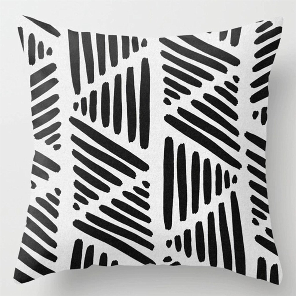 Vỏ gối vuông màu đen 40x40 45x45 50x50 60x60.sofa bọc đệm. | BigBuy360 - bigbuy360.vn