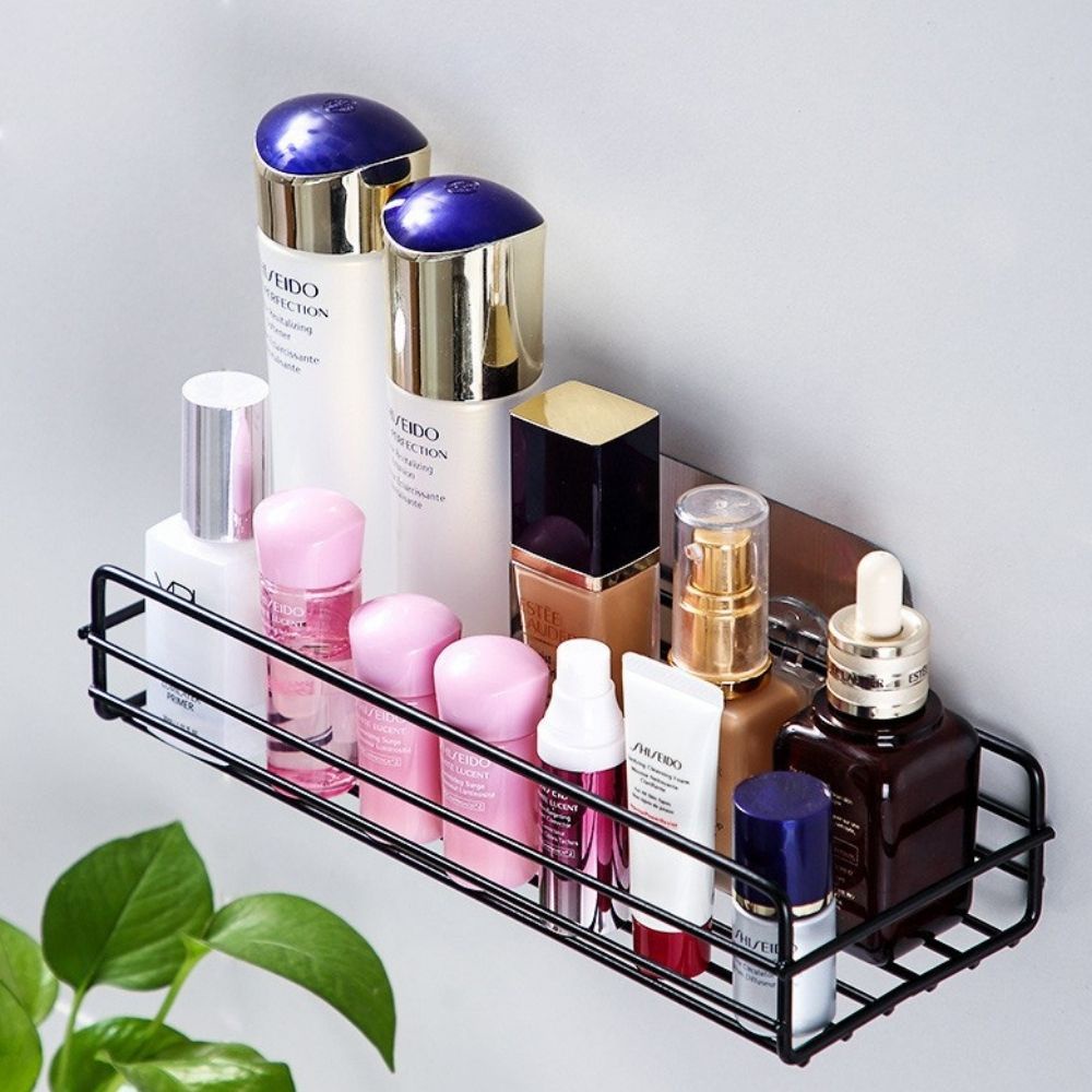 Kệ Để Đồ Phòng Tắm Phun Sơn Tĩnh Điện Dán Tường Siêu Dính, Tiện Dụng Và Không Đọng Nước