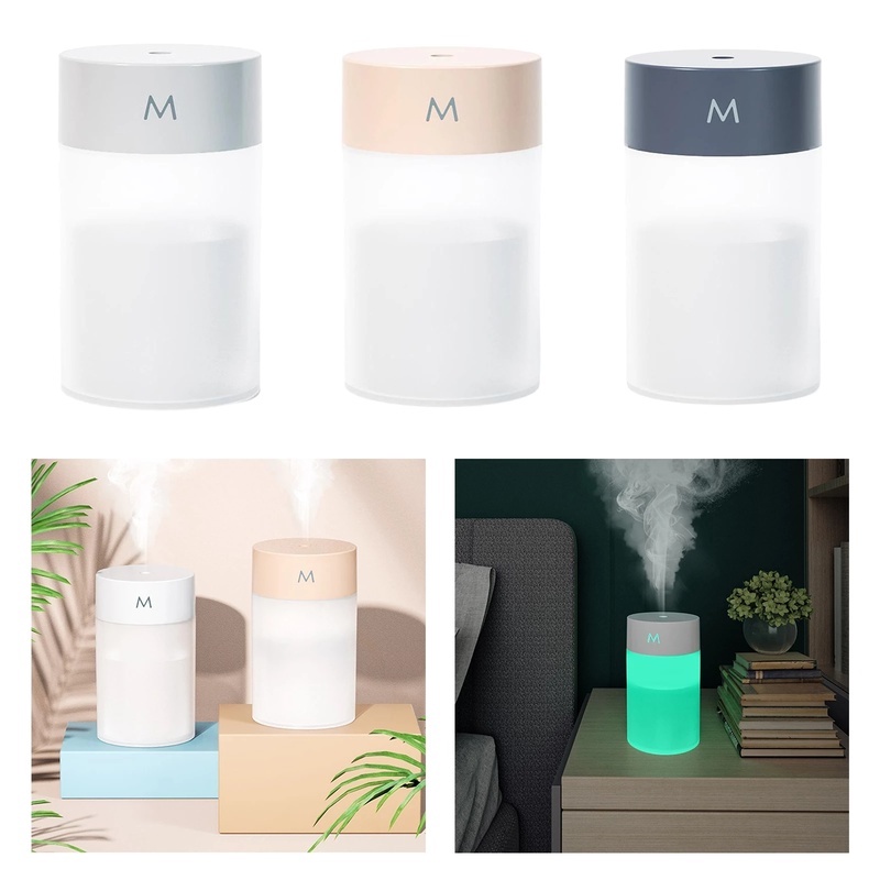 Máy Khuếch Tán Tinh Dầu Tạo Độ Ẩm Không Khí 260ml Sạc Usb Tiện Dụng