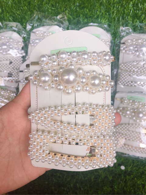 Set 4 kẹp tóc Hàn Xẻng hot hit