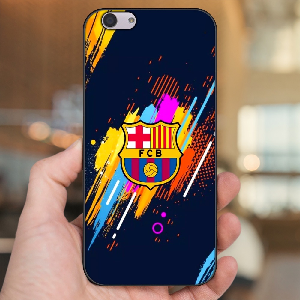 Ốp lưng Oppo F1s, F3, F3 Plus viền đen in hình Barcelona Barca