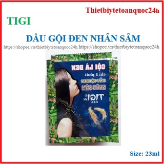 Gói Gội Đen Tóc thảo dược TiGi- 23ml