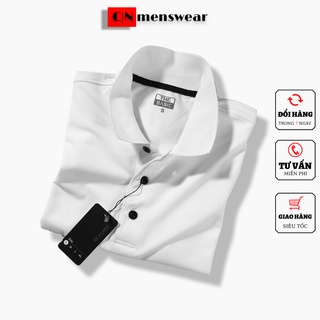 Áo phông polo nam form vừa VNXK cotton gai cá sấu