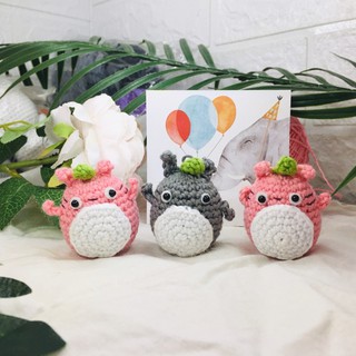 [Móc khoá len] Totoro bằng len