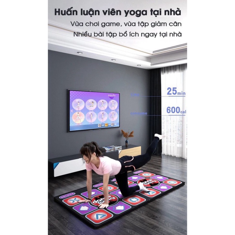 Thảm nhảy audition kết nối tivi chơi game đa năng tại nhà giảm stress béo phì MG07