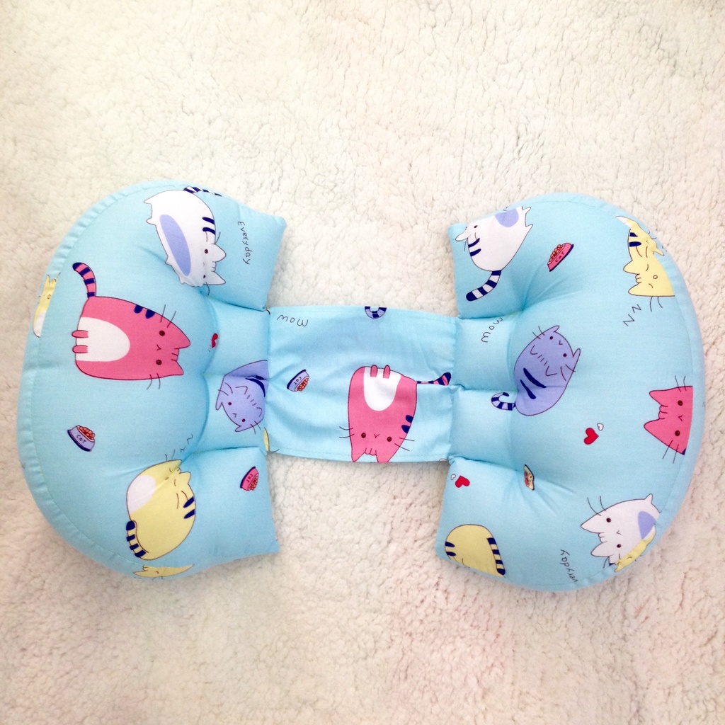Gối Ôm Bà Bầu Cánh Tiên nằm đệm, tựa lưng, chặn, nằm nghiêng gác chân 100% Cotton