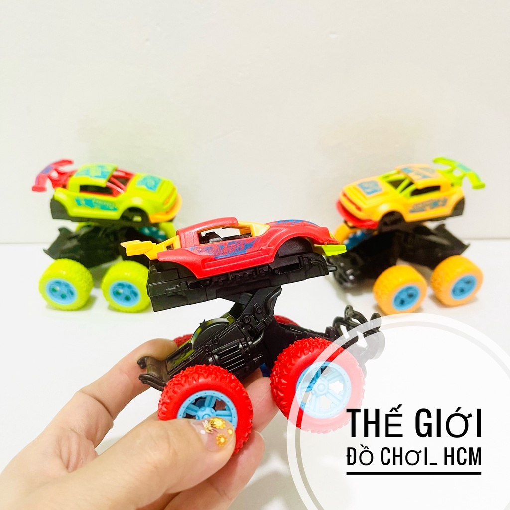 [HOT- ĐẨY ĐÀ SIÊU MƯỢT] Đồ chơi Xe ô tô địa hình quán tính chạy bánh đà không cần pin, xe trớn cho bé thích mô hình xe