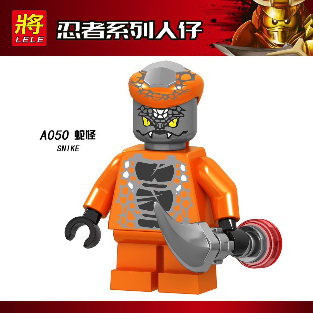 Minifigures Ninjago Các Mẫu Nhân Vật Sự Phụ Garmadon Shark Army Jelly A049 A050