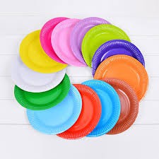 Combo 10 dĩa giấy làm thủ công mầm non