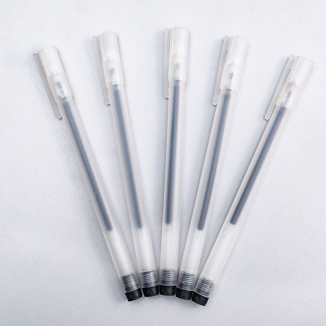 Bút Đen gel Nhám Màu Bút Ngòi 0.38mm Cho Học Sinh/Văn Phòng