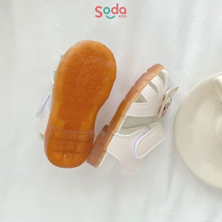 (Ảnh thật) Dép nơ trắng hoa nhí