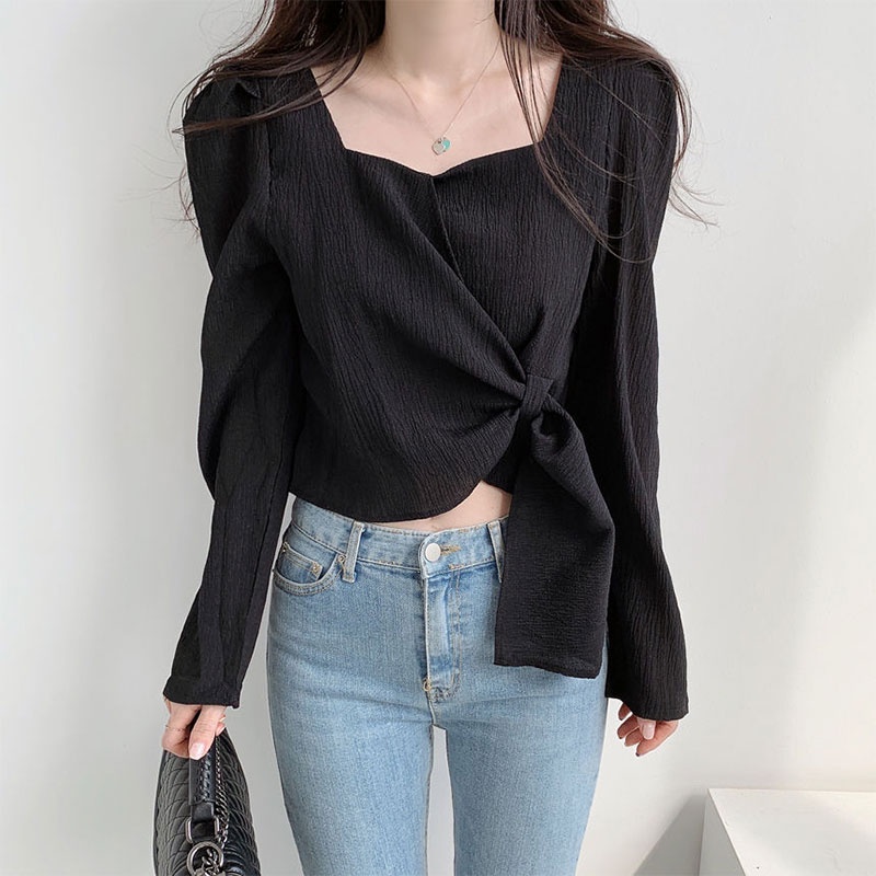 Áo Sơ Mi Dài Tay Thiết Kế Đơn Giản Thời Trang Dành Cho Nữ