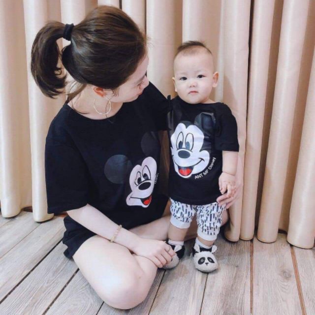 Áo MẸ VÀ BÉ MIKEY. SALE 25K . CHẤT ĐẸP