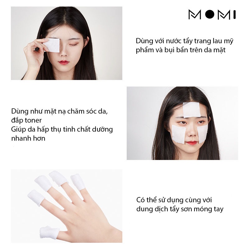 Bông tẩy trang Maycreate 150 miếng Soft Close Skin Mẫu Mới BMS2