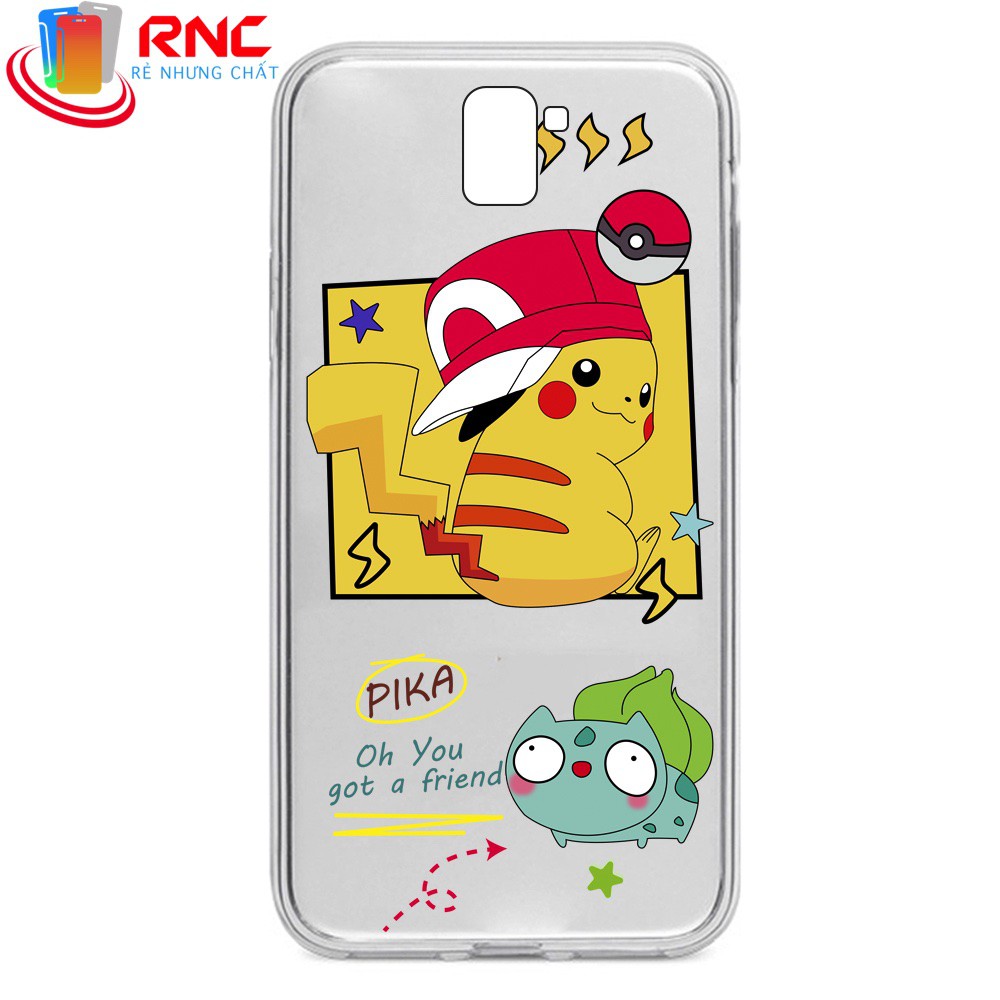 Ốp lưng Samsung A01/A10/A21S/A51/A71/...dẻo trong in hình Pokemon