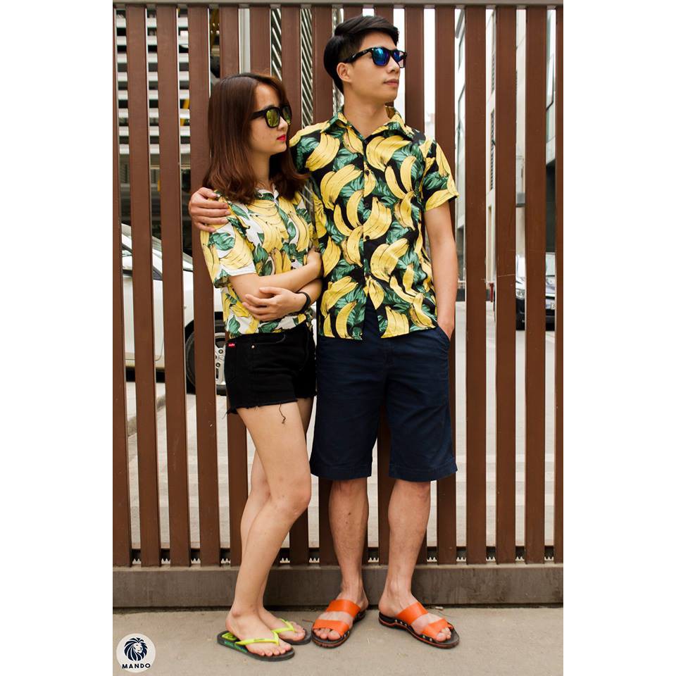 ÁO SƠ MI HOA QUẢ (kèm ảnh thật ) | BigBuy360 - bigbuy360.vn