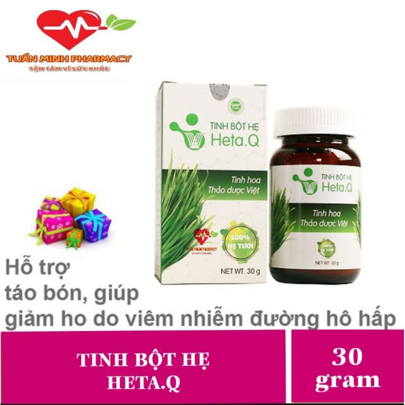 Tinh Bột Hẹ Heta Q - Hỗ trợ tình trạng táo bón, biếng ăn ở trẻ nhỏ (Hộp 30g)