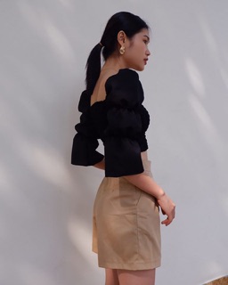 Áo Croptop tay phồng