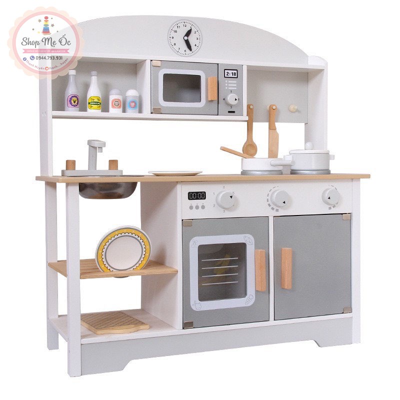 (Hàng có sẵn) Đồ chơi gỗ - Nhà bếp cho bé Baby Kitchen