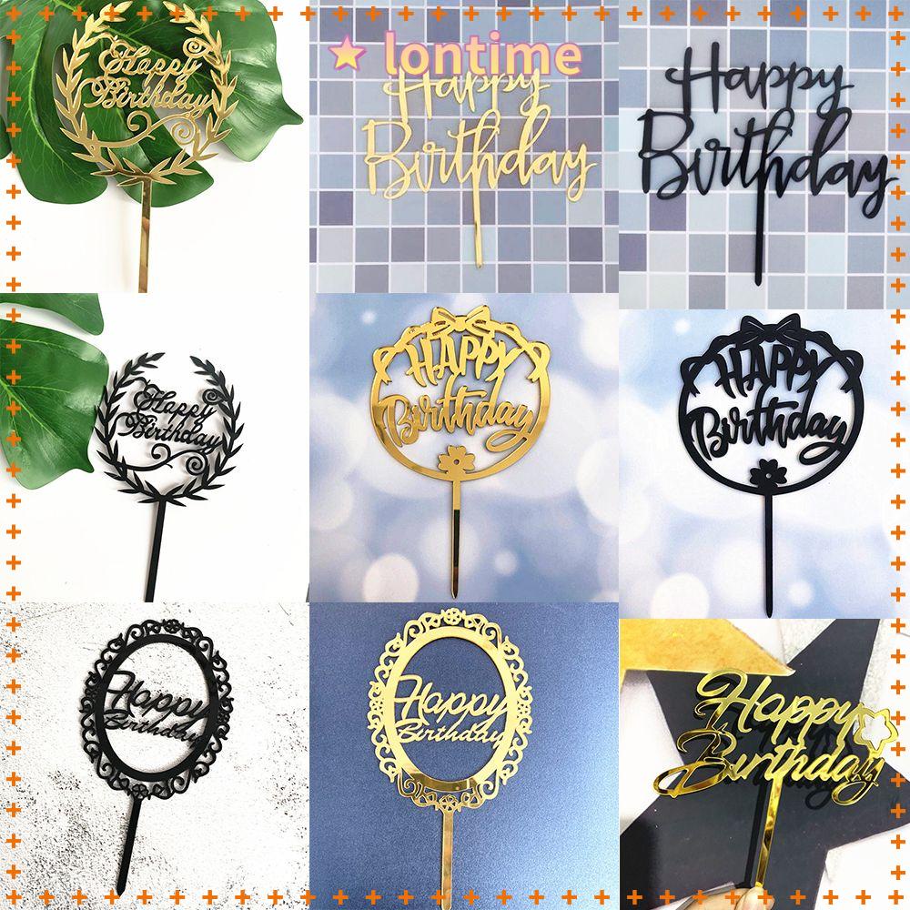 LONTIME 1 Pc Cake Topper Dessert Top Decor Birthday Party Supplies