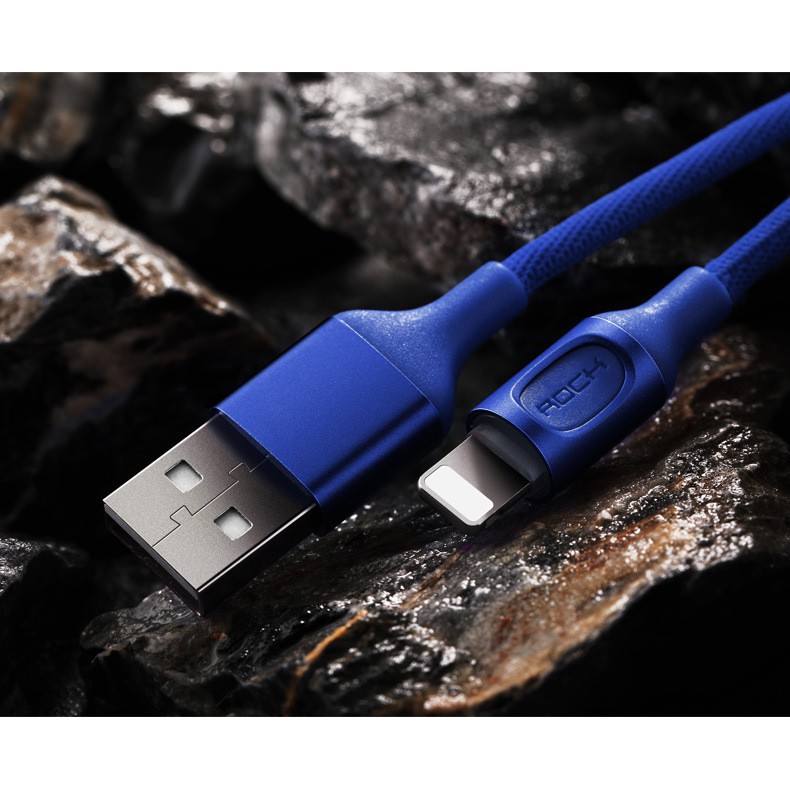 Cáp Lightning tự ngắt khi đầy pin ROCK RCB0619