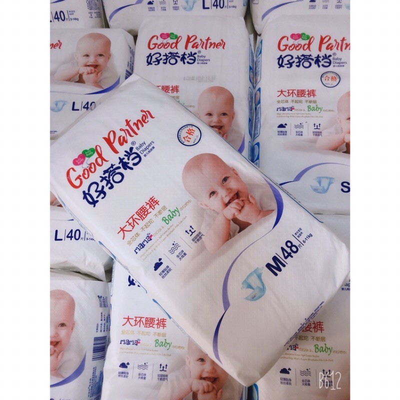 BỈM DÁN/QUẦN GOOD PARTNER SIZE S112/ M96-92/ L82/ XL76/ XXL72/ XXXL70