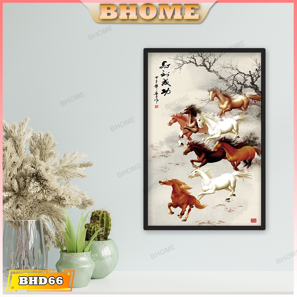 Tranh Treo Tường Decor Phong - Mã Đáo Thành Công