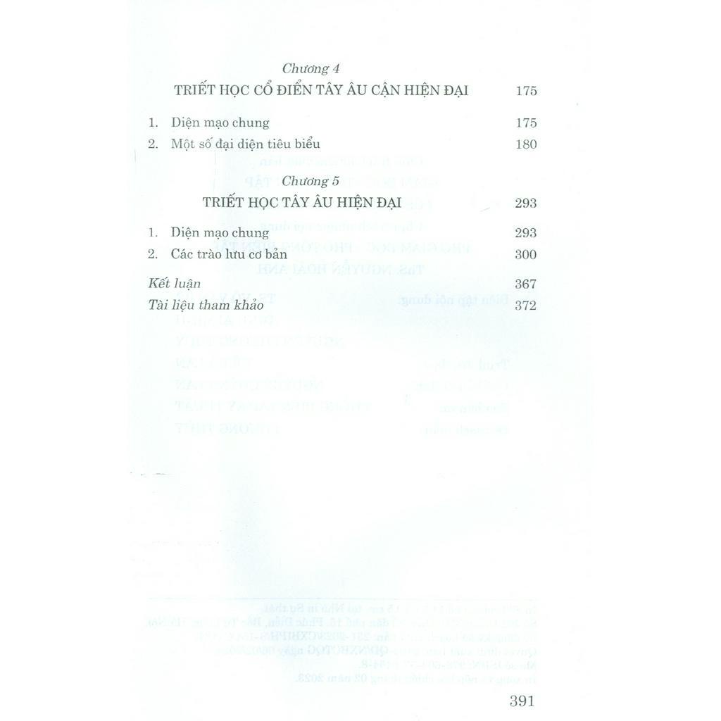 Sách - Đại Cương Lịch Sử Triết Học Tây Âu