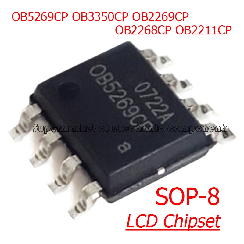 Bộ 5 Chip IC Mới OB5269CP OB3350CP OB2269CP OB2268CP OB2211CP SOP-8 SMD