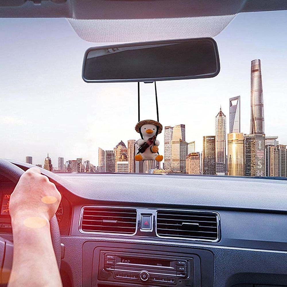 Dây Treo Trang Trí Kính Chiếu Hậu Xe Hơi REBUY1 Họa Tiết Hoạt Hình Sáng Tạo