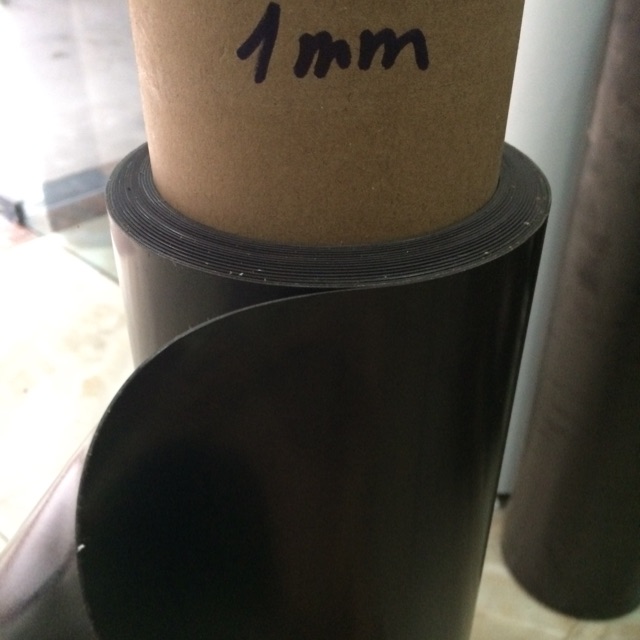 Nam châm dẻo dày 1mm, khổ 62cm, nam châm lá, nam châm decal, nam châm quảng cáo, W620x1x1000mm